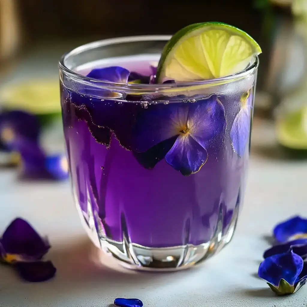Brazilian Mounjaro Drink Variations: 5 Refreshing Summer Twists 3 Blue Brazilian mounjaro drink with butterfly pea flower