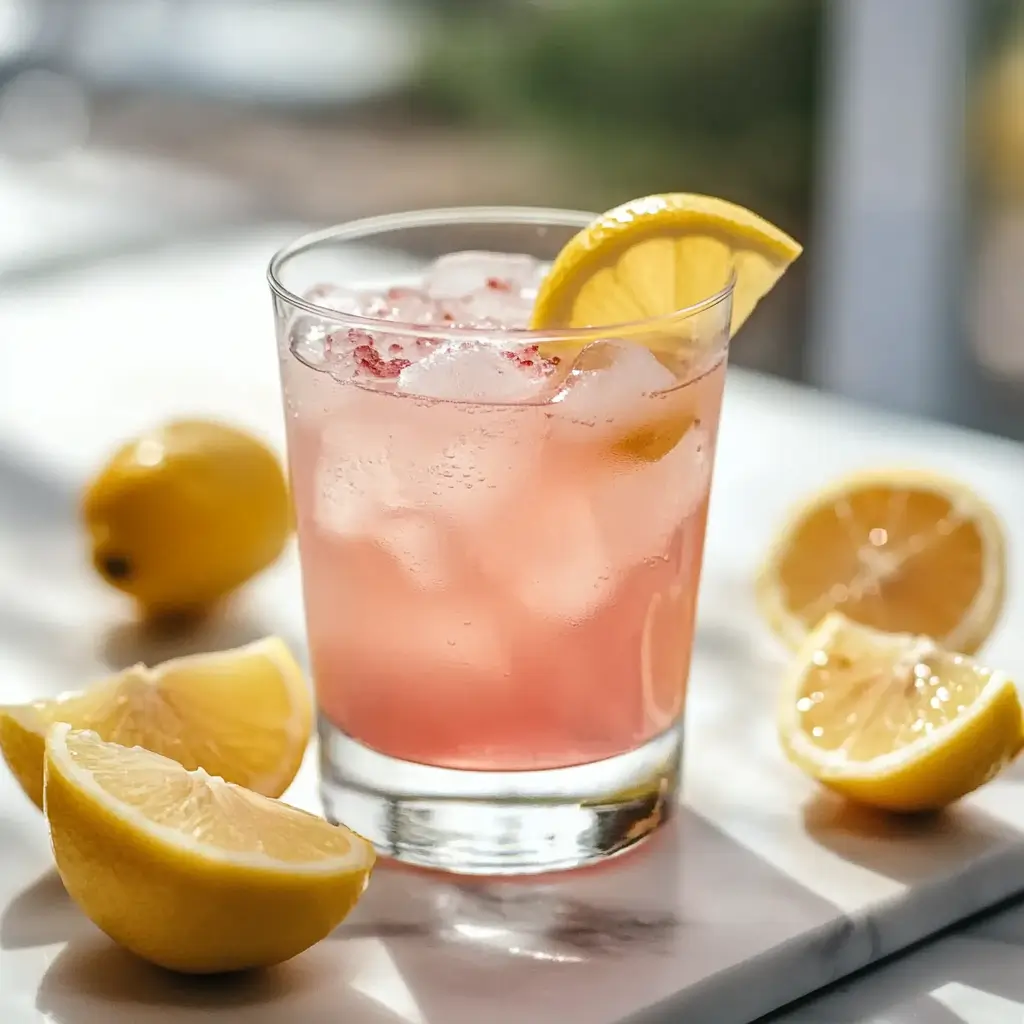 Pink Salt Trick Recipe: Discover 5 Surprising Health Benefits 2 Iced pink salt trick recipe with lemon slices