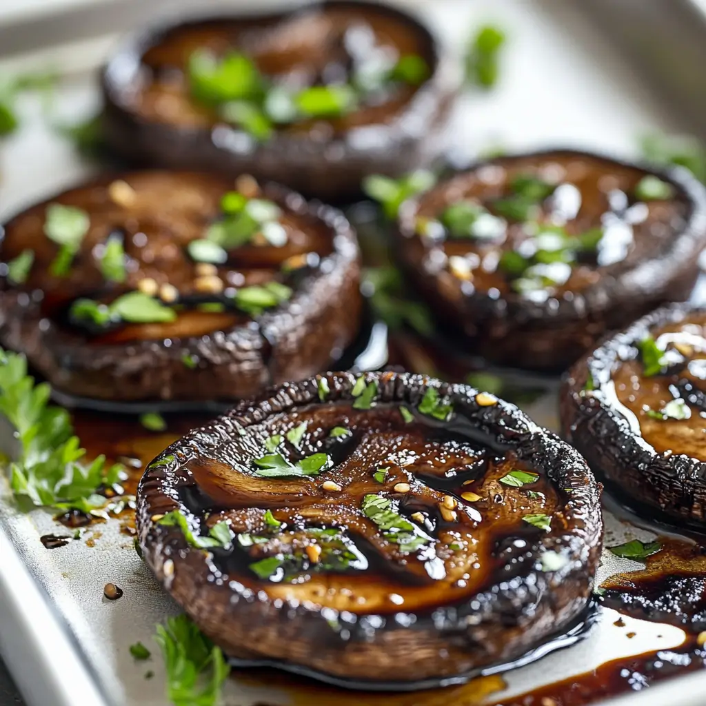 How to Make the Ultimate Portobello Mushroom Burger at Home 4 Marinating portobello mushrooms for grilling