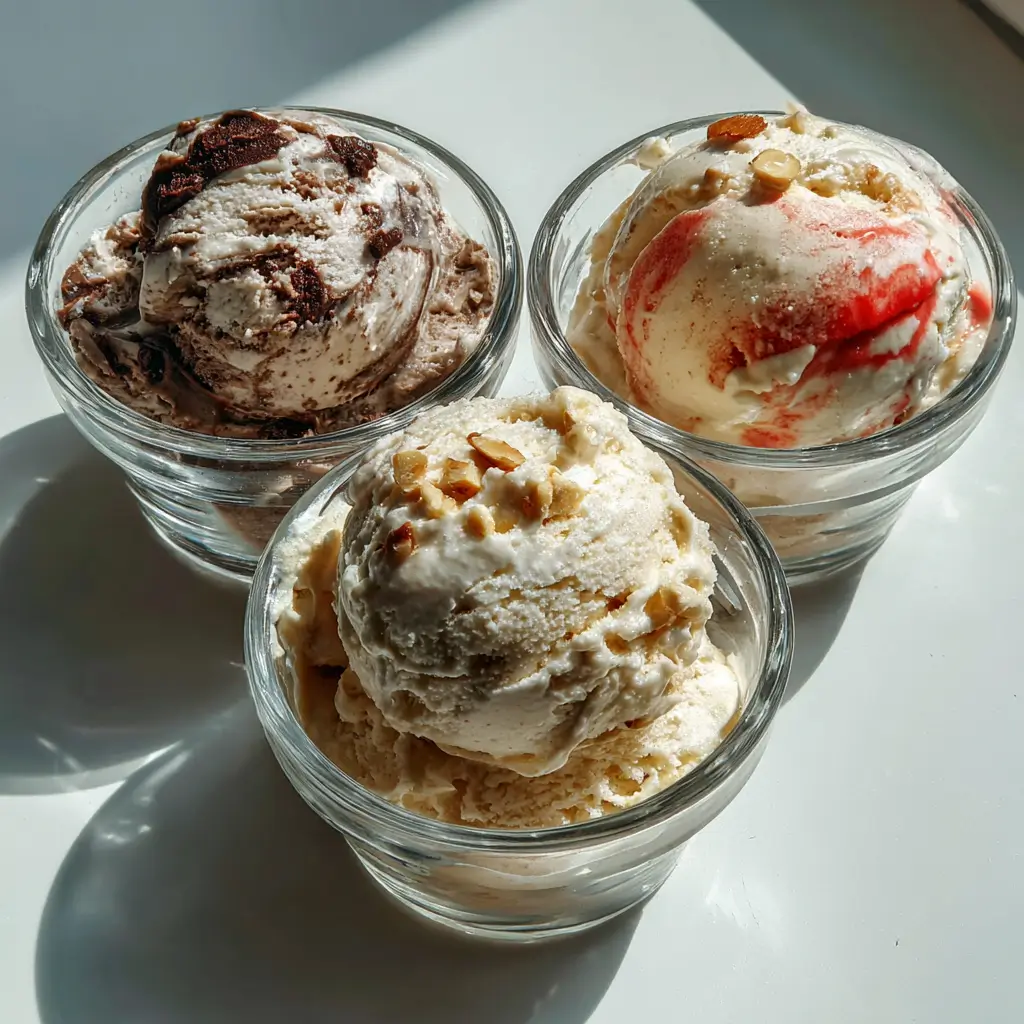Viral Cottage Cheese Ice Cream 5 Different flavors of cottage cheese ice cream