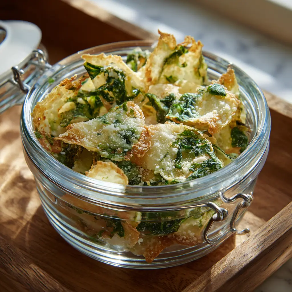 Spinach and Ricotta Mozzarella Crisps 6 Storing Spinach and Ricotta Mozzarella Crisps