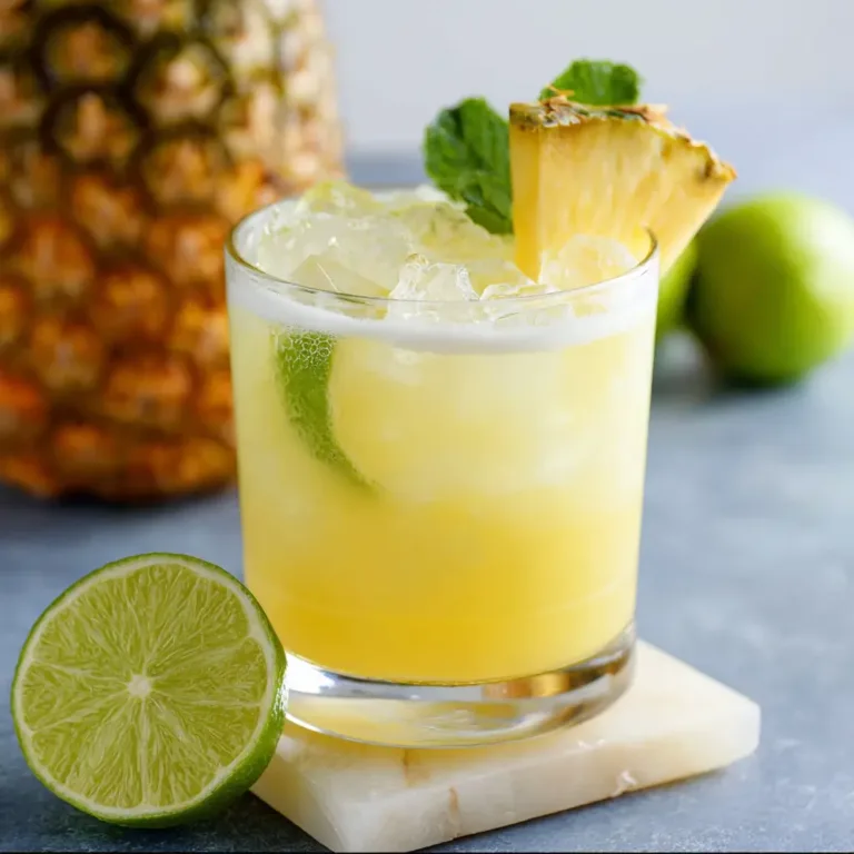 cortisol mocktail pineapple drink for stress relief