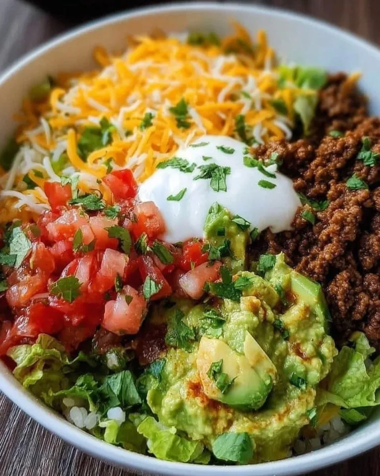 Protein-packed low carb burrito bowl ready in 25 minutes for a healthy breakfast