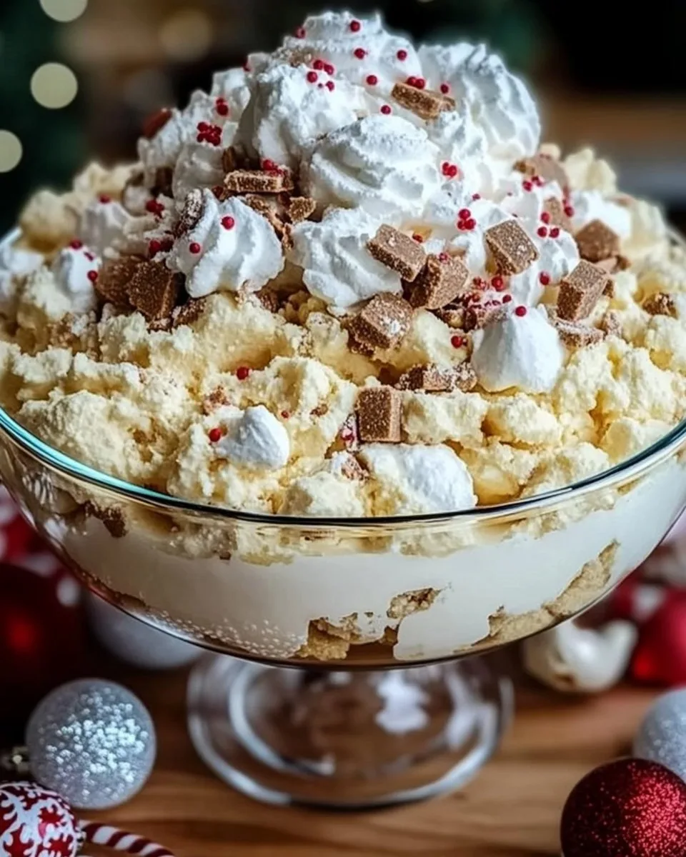 Holiday Sugar Cookie Cheesecake Fluff