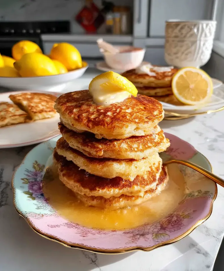 Lemon ricotta cheese pancakes gluten-free