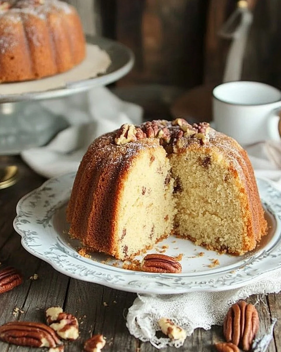 Brown Sugar Pecan Pound Cake