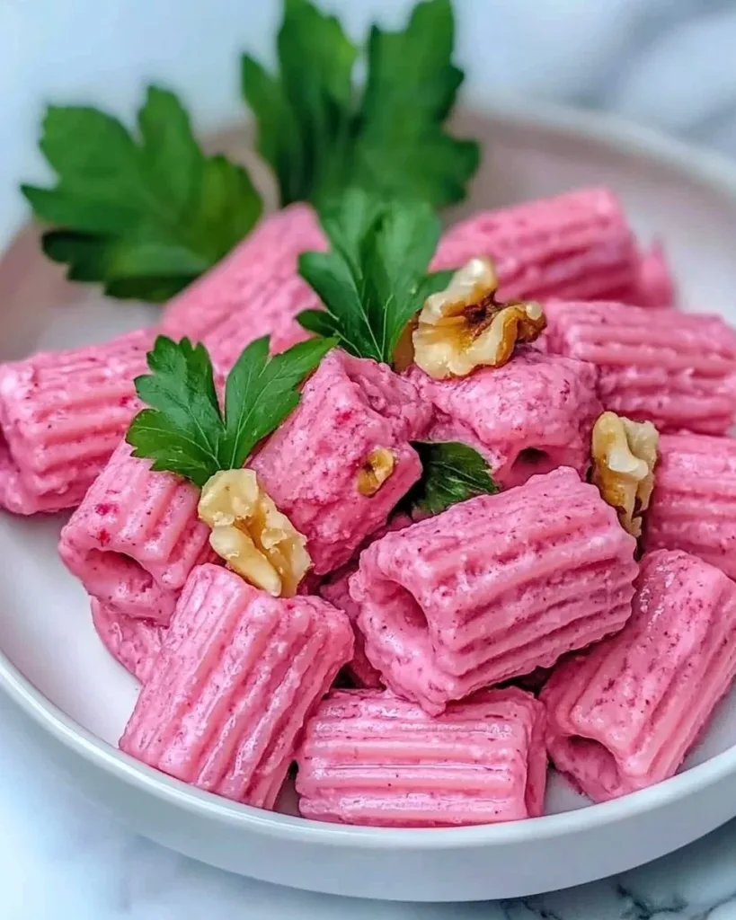 Quick Valentine's Day Pink Pasta 2 Quick Valentines Day Pink Pasta