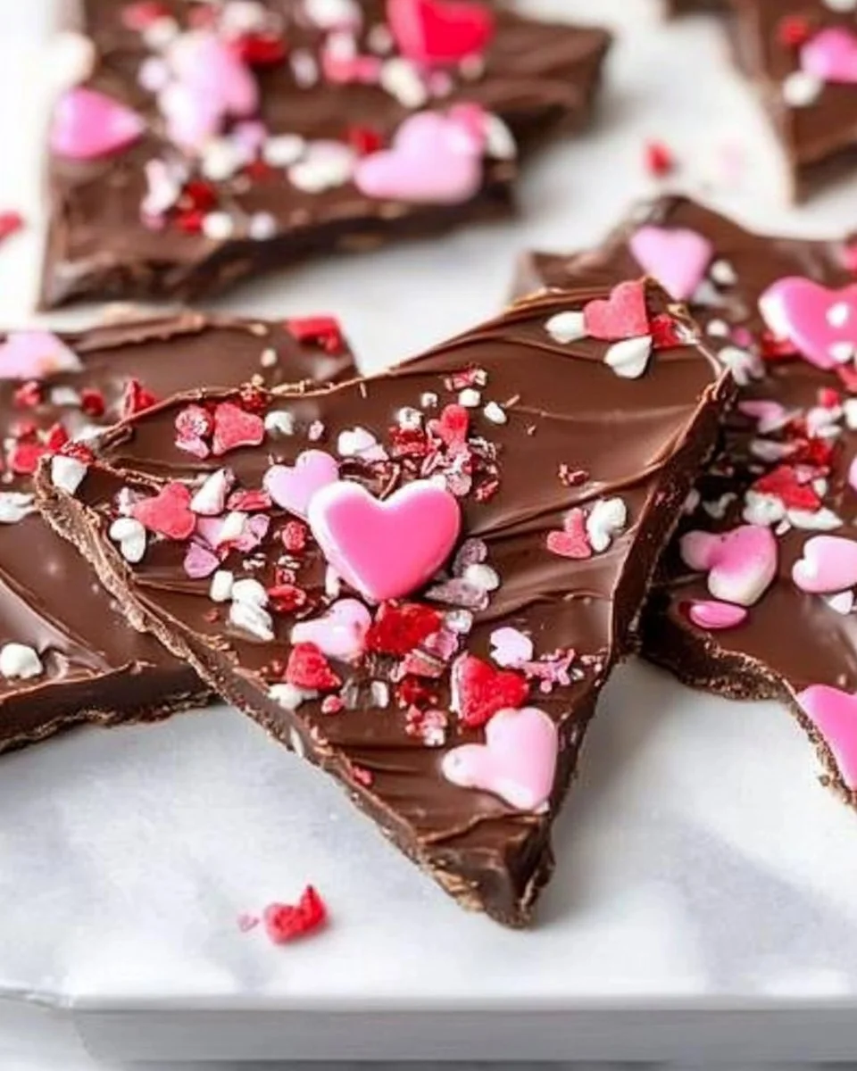 Valentine's Chocolate Bark