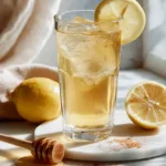 A glass of master cleanse lemonade recipe freshly mixed and ready to drink