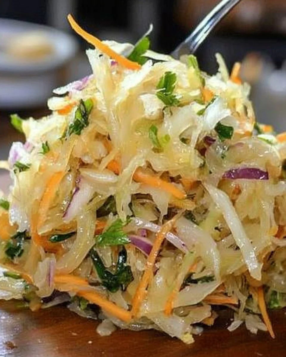 Old Fashion Sauerkraut Salad 3 Old Fashion Sauerkraut Salad