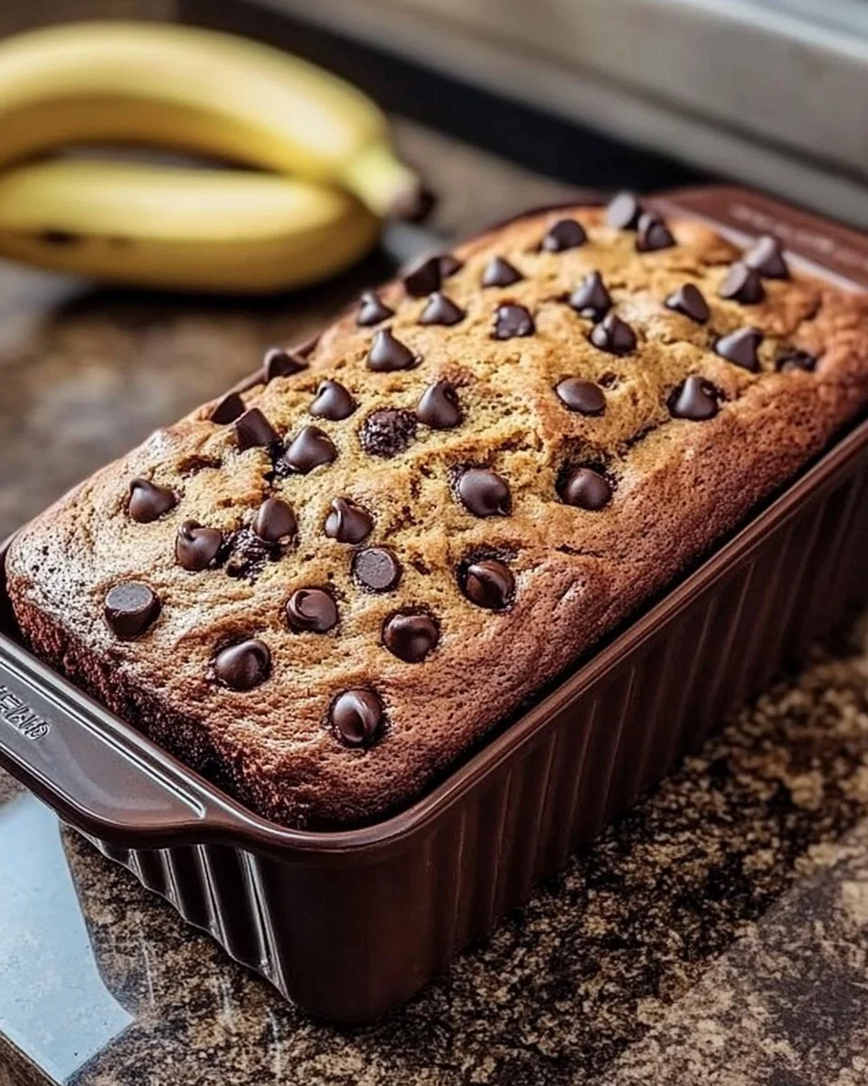 Super Moist Chocolate Chip Banana Bread 3 Super Moist Chocolate Chip Banana Bread