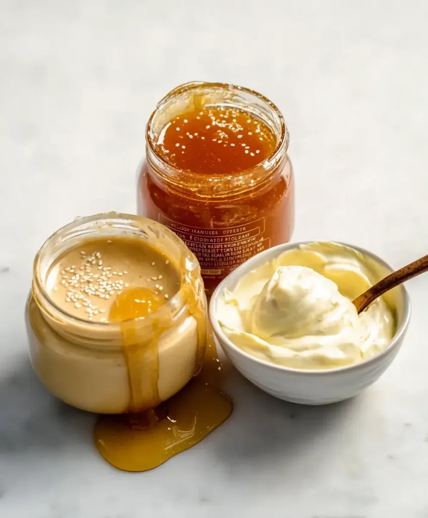 3 Ingredient Honey Mustard: Creamy, Tangy and Better Than Any Bottle 7 Mayonnaise honey and Dijon mustard ingredients for 3 ingredient honey mustard