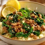 best boy kibble recipe styled bowl with lemon slice beside it