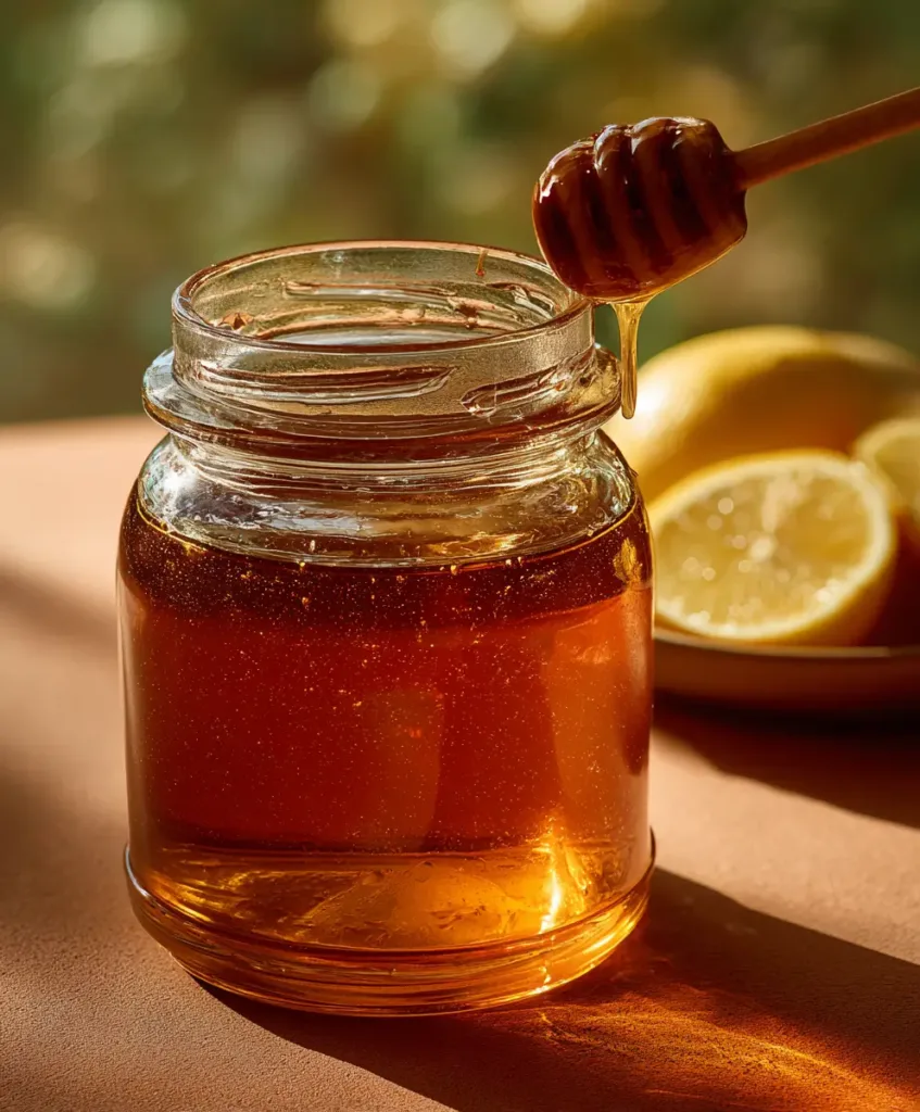 Ben Carson Honey Recipe for Brain Health 2 Tualang honey jar close-up for best honey for brain health and memory in ben carson honey recipe