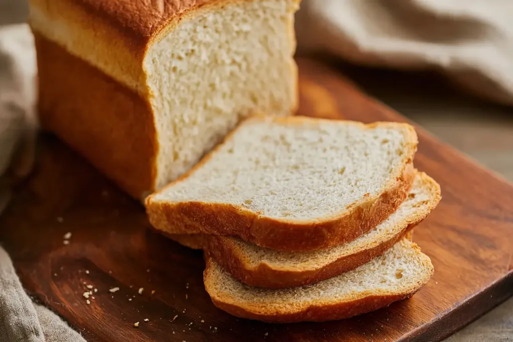 Simple and Easy Gluten Free Bread Recipe for Beginners 2 Sliced gluten free bread recipe loaf on a wooden board ,Gluten Free Bread Recipe