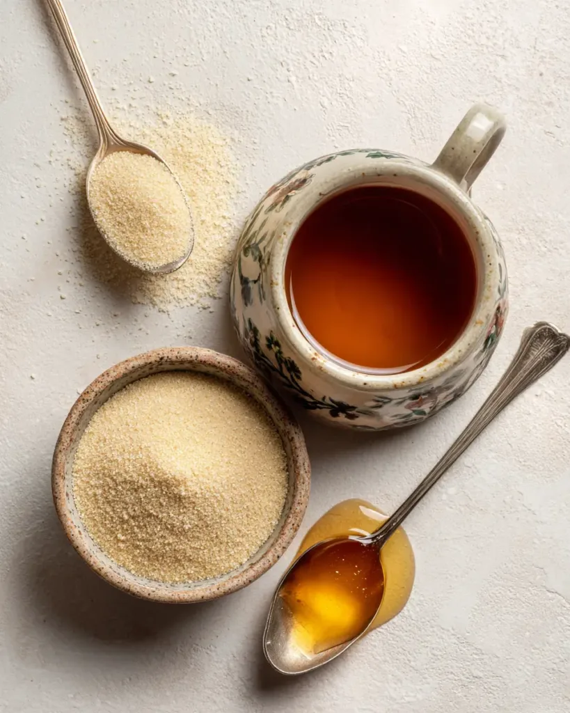 Dr Gupta Gelatin Recipe 3 Ingredient Weight Loss Trick 5 Three ingredients for Dr Gupta Gelatin Recipe on counter