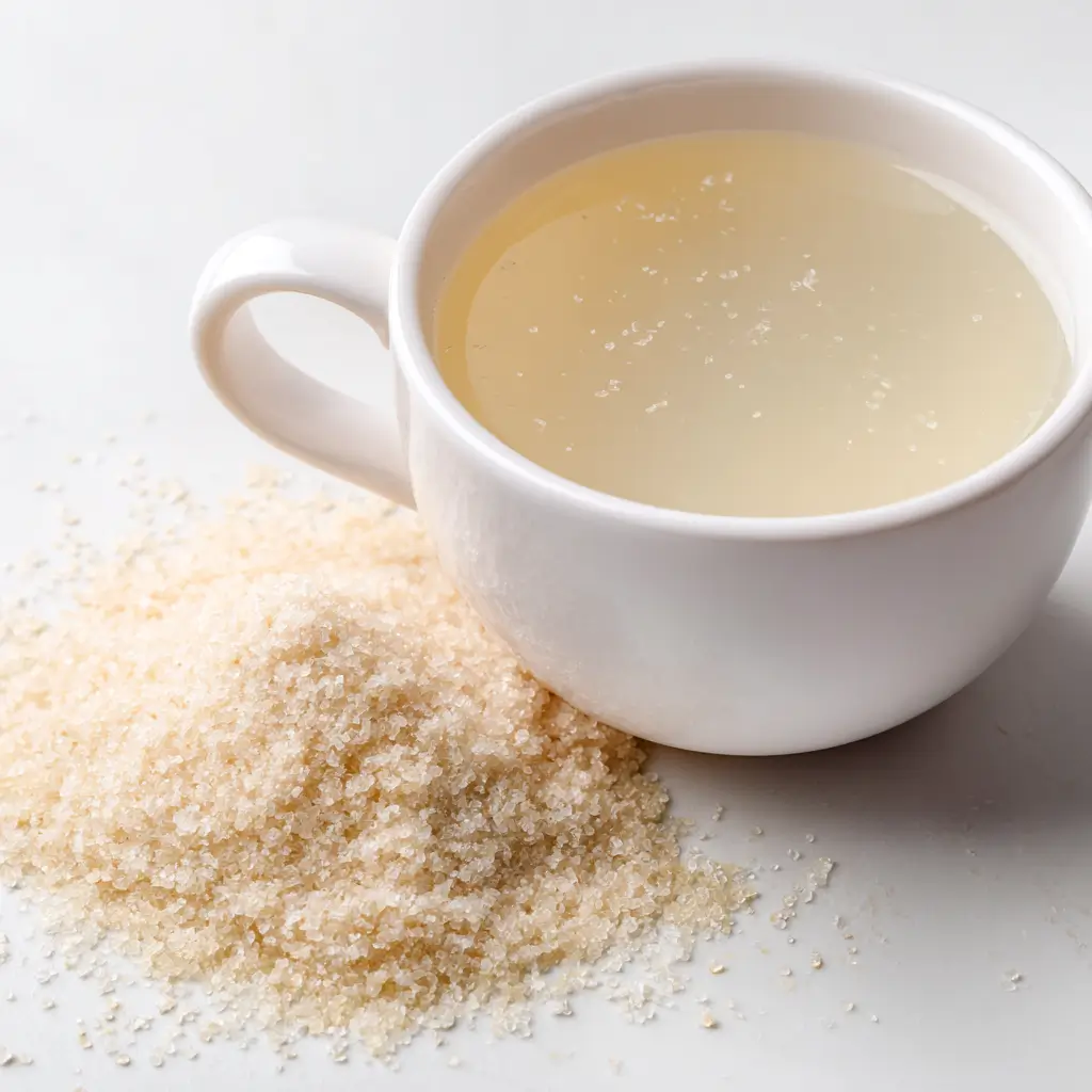 
Low calorie bariatric gelatin drink recipe for weight loss with 38 calories per serving